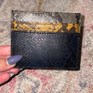Brand New Madewell Leather Card Case